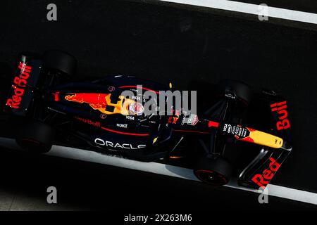 01 VERSTAPPEN Max (nld), Red Bull Racing RB20, Action während des Formel 1 Lenovo Chinese Grand Prix 2024, 5. Runde der Formel 1 Weltmeisterschaft 2024 vom 19. Bis 21. April 2024 auf dem Shanghai International Circuit, in Shanghai, China - Foto Florent Gooden / DPPI Stockfoto