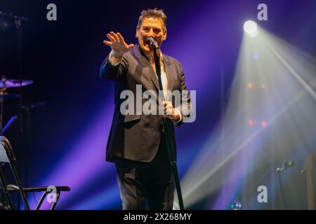 19. April 2024, Carpi, Emilia Romagna, Italien: Tony Hadley lebt in Carpi. (Kreditbild: © Carlo Vergani/Pacific Press via ZUMA Press Wire) NUR REDAKTIONELLE VERWENDUNG! Nicht für kommerzielle ZWECKE! Stockfoto