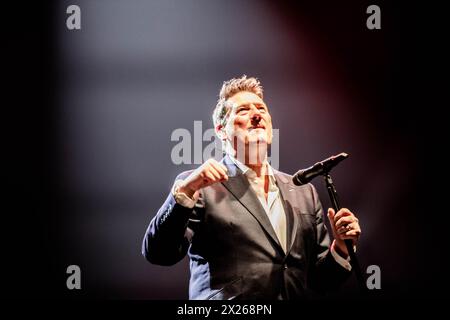 19. April 2024, Carpi, Emilia Romagna, Italien: Tony Hadley lebt in Carpi. (Kreditbild: © Carlo Vergani/Pacific Press via ZUMA Press Wire) NUR REDAKTIONELLE VERWENDUNG! Nicht für kommerzielle ZWECKE! Stockfoto