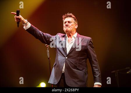 19. April 2024, Carpi, Emilia Romagna, Italien: Tony Hadley lebt in Carpi. (Kreditbild: © Carlo Vergani/Pacific Press via ZUMA Press Wire) NUR REDAKTIONELLE VERWENDUNG! Nicht für kommerzielle ZWECKE! Stockfoto