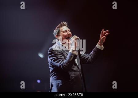 19. April 2024, Carpi, Emilia Romagna, Italien: Tony Hadley lebt in Carpi. (Kreditbild: © Carlo Vergani/Pacific Press via ZUMA Press Wire) NUR REDAKTIONELLE VERWENDUNG! Nicht für kommerzielle ZWECKE! Stockfoto