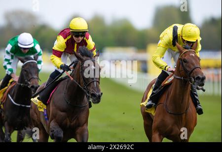 Folgaria und Hollie Doyle gewinnen die Dubai Duty Free Stakes (registriert als Fred Darling Stakes) Group 3 für Trainer Marco Botti und Eigentümer Scuderia SAGAM SRLS. Credit JTW equine Images / Alamy Live News Stockfoto