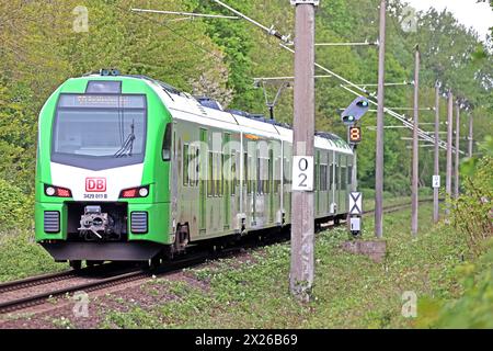 S-Bahn Rhein/Ruhr Linie S9 die S9 der DB-Regio S-Bahn Rhein/Ruhr zwischen Recklinghausen und Hagen durchfährt einen landschaftlich attraktiven Bereich im Essener Ruhrtal. Essen Nordrhein-Westfalen Deutschland *** S-Bahn Rhein-Ruhr-Linie S9 die S9 der DB Regio S Bahn Rhein Ruhr zwischen Recklinghausen und Hagen führt durch ein landschaftlich reizvolles Gebiet im ESSENS Ruhrtal Essen Nordrhein-Westfalen Deutschland Stockfoto