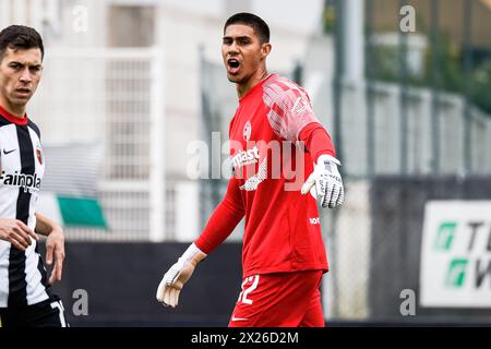 Ascoli Piceno, Italien. April 2024. Devis Vasquez (Ascoli) während des Spiels Ascoli Calcio vs Modena FC, italienischer Fußball Serie B in Ascoli Piceno, Italien, 20. April 2024 Credit: Independent Photo Agency/Alamy Live News Stockfoto