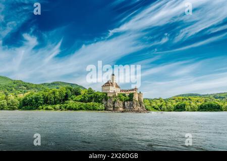 Schloss Schönbühel an der Donau in der Wachau, Niederösterreich Stockfoto
