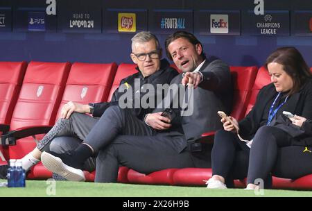 Madrid, Spanien. April 2024. firo : 10.04.2024, Fußball, UEFA CHAMPIONS LEAGUE, Saison 2023/2024, UCL, CL, Viertelfinale, Atletico Madrid - BVB, Borussia Dortmund 2:1 Roman Weidenfeller, Credit: dpa/Alamy Live News Stockfoto