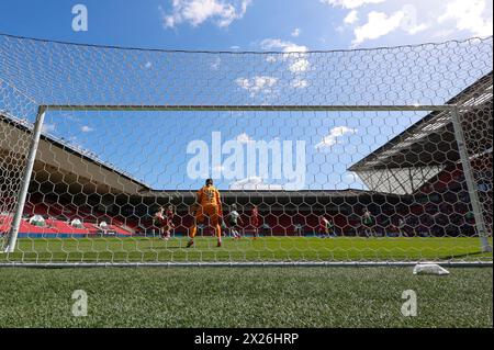 Bristol, England, 20. April 2024: Tormunde beim Spiel der FA Womens Super League zwischen Bristol City und Liverpool FC in Ashton Gate (Promediapix/SPP) Stockfoto