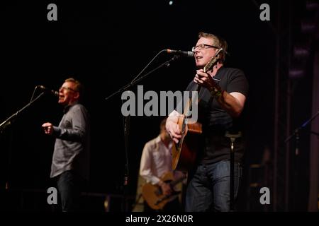 The Proclaimers tritt beim Wickham Festival im August 2012 auf Stockfoto