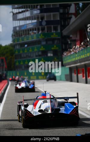 ©PHOTOPQR/OUEST FRANCE/Franck Dubray ; Imola ; 20/04/2024 ; Sport Automobile WEC championnat du Monde d' Endurance sur le Circuit d' Imola en Italie. (Foto Franck Dubray) - Langstreckenrennen - WEC - 6 Stunden des Imola Qualifiyng Race 20. APRIL 2024 Stockfoto