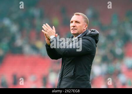 Glasgow, Großbritannien. April 2024. In der ersten Runde des Scottish Gas Men's Scottish Cup Halbfinals spielt Aberdeen Celtic im Hampden Park, Glasgow, Großbritannien. Quelle: Findlay/Alamy Live News Stockfoto