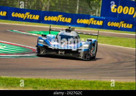 Imola Circuit, Bologna, Emilia-Romagna, Italien. April 2024. 2024 FIA-Langstrecken-Weltmeisterschaft, 6 Stunden Imola, Qualifying; Credit: Action Plus Sports/Alamy Live News Stockfoto