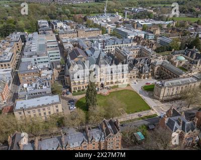 Luftaufnahme des Oxford University Museum of Natural History, Oxford, Großbritannien. Stockfoto
