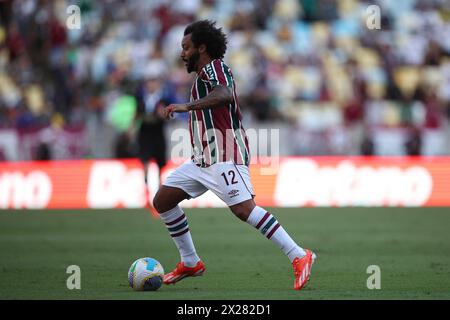 Rio de Janeiro, Brasilien. Dezember 2024. Marcelo of Fluminense, während des Spiels zwischen Fluminense und Vasco da Gama, für die brasilianische Serie A 2024, am 20. April im Maracana Stadium in Rio de Janeiro. Foto: Daniel Castelo Branco/DiaEsportivo/Alamy Live News Credit: DiaEsportivo/Alamy Live News Stockfoto