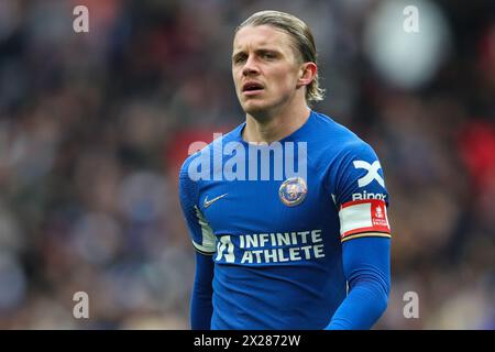 London, Großbritannien. April 2024. Conor Gallagher von Chelsea während des Halbfinalspiels Manchester City gegen Chelsea im Wembley Stadium, London, Vereinigtes Königreich, 20. April 2024 (Foto: Gareth Evans/News Images) in London, Vereinigtes Königreich am 20. April 2024. (Foto: Gareth Evans/News Images/SIPA USA) Credit: SIPA USA/Alamy Live News Stockfoto