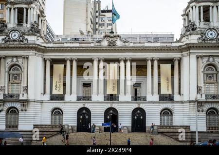 Palacio Pedro Ernesto (Palast Pedro Ernesto), Central District, Rio de Janeiro, Rio de Janeiro State, Brasilien. Stockfoto