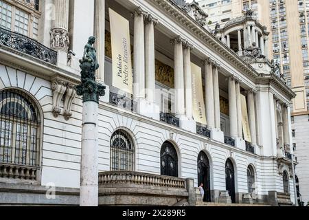 Palacio Pedro Ernesto (Palast Pedro Ernesto), Central District, Rio de Janeiro, Rio de Janeiro State, Brasilien. Stockfoto