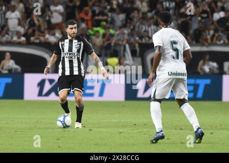 Fortaleza, (CE) 20/04/2024 - Campeonato Brasileiro/Ceará x Goiás - Richardson durante partida entre Ceará x Goiás disputada na Arena Castelão, em Fortaleza, CE . Partida válida da 1° rodada do Campeonato Brasileiro série B na noite deste sábado (20). Caio Rocha/iShoot (Caio Rocha/iShoot/SPP) Credit: SPP Sport Press Photo. /Alamy Live News Stockfoto