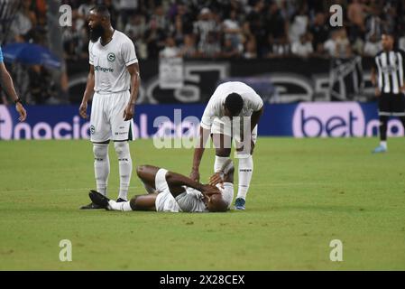 Fortaleza, (CE) 04/2024 - Campeonato Brasileiro/Ceará x Goiás -Messias durante partida entre Ceará x Goiás disputada na Arena Castelão, em Fortaleza, CE . Partida válida da 1° rodada do Campeonato Brasileiro série B na noite deste sábado (20). Caio Rocha/iShoot (Caio Rocha/iShoot/SPP) Credit: SPP Sport Press Photo. /Alamy Live News Stockfoto