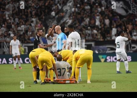 Fortaleza, (CE) 20/04/2024 - Campeonato Brasileiro/Ceará x Goiás - Messias durante partida entre Ceará x Goiás disputada na Arena Castelão, em Fortaleza, CE . Partida válida da 1° rodada do Campeonato Brasileiro série B na noite deste sábado (20). Caio Rocha/iShoot (Caio Rocha/iShoot/SPP) Credit: SPP Sport Press Photo. /Alamy Live News Stockfoto