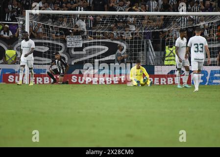 Fortaleza, (CE) 20/04/2024 - Campeonato Brasileiro/Ceará x Goiás - Tadeu durante partida entre Ceará x Goiás disputada na Arena Castelão, em Fortaleza, CE . Partida válida da 1° rodada do Campeonato Brasileiro série B na noite deste sábado (20). Caio Rocha/iShoot (Caio Rocha/iShoot/SPP) Credit: SPP Sport Press Photo. /Alamy Live News Stockfoto