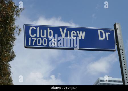 Los Angeles, Kalifornien, USA 18. April 2024 Club View Drive am 18. April 2024 in Los Angeles, Kalifornien, USA. Foto: Barry King/Alamy Stock Photo Stockfoto