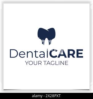 Vektor-Design-Vorlage für dentale Logos Stock Vektor