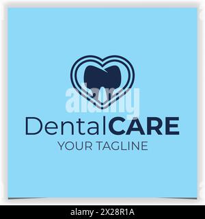 Vektor-Design-Vorlage für dentale Logos Stock Vektor