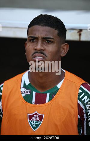 20. April 2024: Maracana Stadium, Rio de Janeiro, Brasilien: Campeonato Brasileiro 2024, Fluminense V Vasco da Gama: John Kennedy of Fluminense Stockfoto