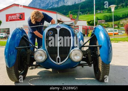 Groebming, österreich, 20. juli 2006, ennstal Classic, Wettbewerb für Oldtimer, delahaye 135 *** Groebming, österreich, 20. juli 2006, ennstal Classic, wettbewerb für Oldtimer, delahaye 135 Copyright: xx Stockfoto