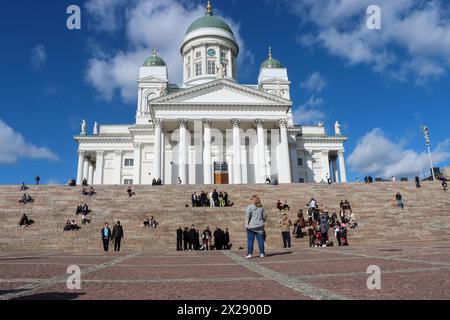 Dom von Helsinki Stockfoto