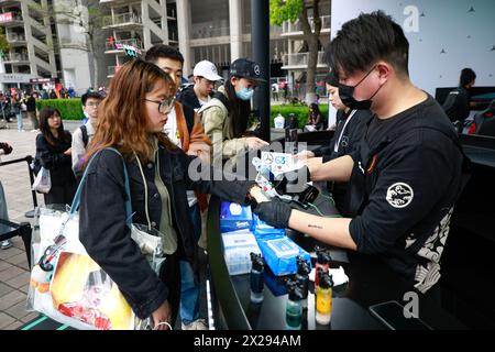 Shanghai, China. April 2024. Während des Formel 1 Lenovo Chinase Grand Prix 2024, 5. Runde der Formel 1 Weltmeisterschaft 2024 vom 19. Bis 21. April 2024 auf dem Shanghai International Circuit in Shanghai, China - Foto DPPI Credit: DPPI Media/Alamy Live News Stockfoto
