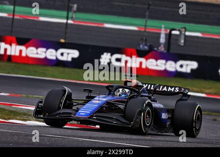 Shanghai, China. April 2024. Alexander Albon (THA) Williams Racing FW46. 21.04.2024. Formel-1-Weltmeisterschaft, Rd 5, Großer Preis Von China, Shanghai, China, Wettkampftag. Das Foto sollte lauten: XPB/Alamy Live News. Stockfoto