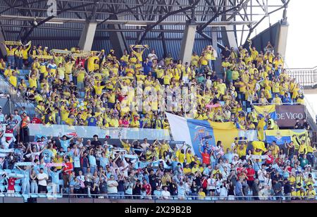 Vigo, Spanien. April 2024. Spanien La Liga Fußballspiel Celta gegen Las Palmas im Balaidos Stadium in Vigo, Pontevedra, 20. April 2024 900/Cordon PRESS Credit: CORDON PRESS/Alamy Live News Stockfoto