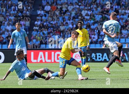 Vigo, Spanien. April 2024. Spanien La Liga Fußballspiel Celta gegen Las Palmas im Balaidos Stadium in Vigo, Pontevedra, 20. April 2024 900/Cordon PRESS Credit: CORDON PRESS/Alamy Live News Stockfoto