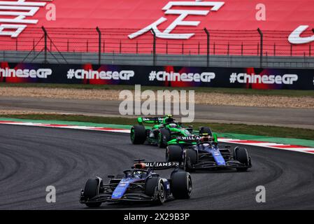 Shanghai, China. April 2024. Alexander Albon (THA) Williams Racing FW46. 21.04.2024. Formel-1-Weltmeisterschaft, Rd 5, Großer Preis Von China, Shanghai, China, Wettkampftag. Das Foto sollte lauten: XPB/Alamy Live News. Stockfoto