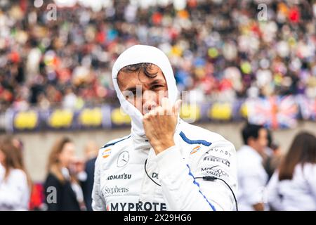 Shanghai, China. April 2024. Alexander Albon (THA) Williams Racing in der Startaufstellung. 21.04.2024. Formel-1-Weltmeisterschaft, Rd 5, Großer Preis Von China, Shanghai, China, Wettkampftag. Das Foto sollte lauten: XPB/Alamy Live News. Stockfoto