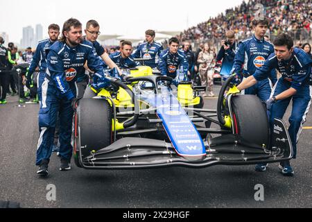 Shanghai, China. April 2024. Alexander Albon (THA) Williams Racing FW46 in der Startaufstellung. 21.04.2024. Formel-1-Weltmeisterschaft, Rd 5, Großer Preis Von China, Shanghai, China, Wettkampftag. Das Foto sollte lauten: XPB/Alamy Live News. Stockfoto