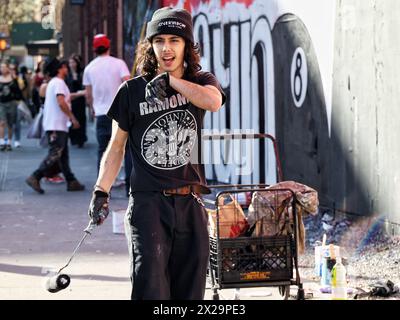 New York, USA. April 2023. Daily Life, New York, USA. Hinweis: Nidpor/Alamy Live News Stockfoto