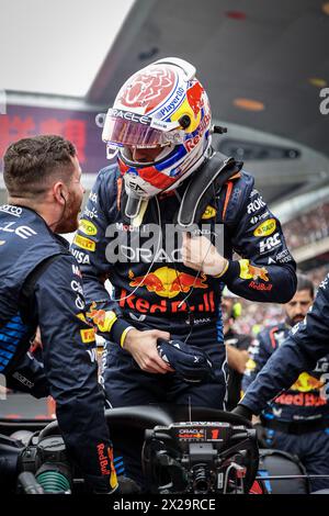 VERSTAPPEN Max (Ned), Red Bull Racing RB20, Porträt während des Formel 1 Lenovo Chinese Grand Prix 2024, 5. Runde der Formel-1-Weltmeisterschaft 2024 vom 19. Bis 21. April 2024 auf dem Shanghai International Circuit in Shanghai, China Stockfoto