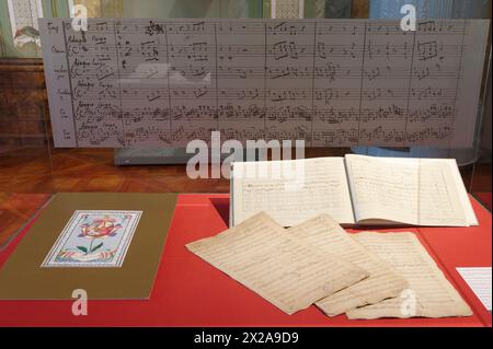 Göttweig, Niederösterreich, Österreich. Museum im Kaiserflügel des Klosters Göttweig Stockfoto