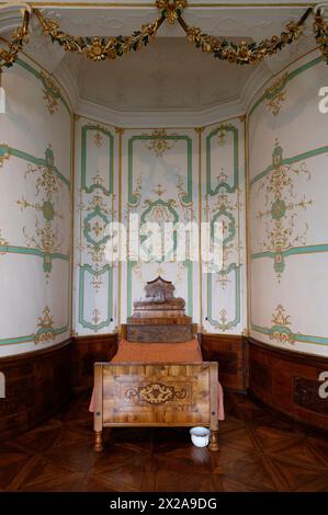 Göttweig, Niederösterreich, Österreich. Museum im Kaiserflügel des Klosters Göttweig. Der sogenannte Napoleon-Raum Stockfoto
