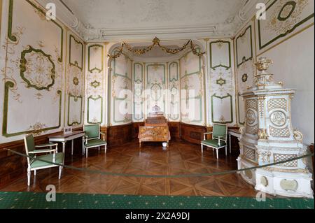 Göttweig, Niederösterreich, Österreich. Museum im Kaiserflügel des Klosters Göttweig. Der sogenannte Napoleon-Raum Stockfoto