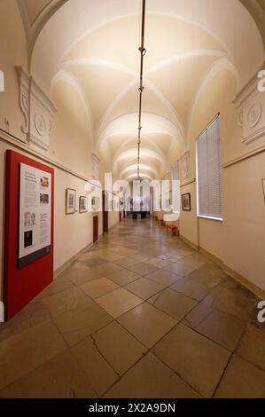 Göttweig, Niederösterreich, Österreich. Museum im Kaiserflügel des Klosters Göttweig. Sonderausstellung im Kloster Stockfoto