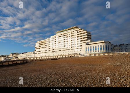 Marine Court-St Leonards Auf See. East Sussex, Großbritannien. Stockfoto