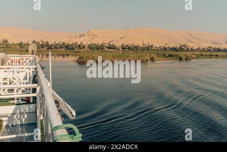 Nilufer Oasen in Ägypten Stockfoto