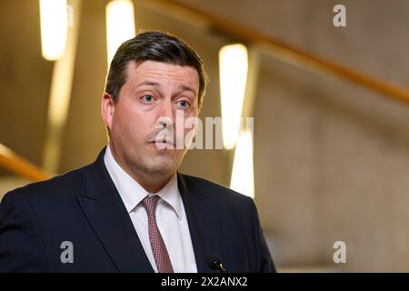 Schottischer Parlamentsabgeordneter Jamie Hepburn SNP Stockfoto