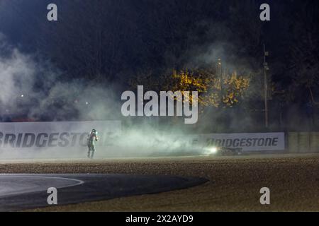 Le Mans, Frankreich. Juni 2023. 03 SANTO DOMINGUES Alexandre, (FRA), GRANZOTTO Clement, (FRA), THIBAULT Matthieu, (FRA), TRUEB Kevin, (SUI), DUCATI - PANIGALE V4, TEAM ROSSO BORDEAUX, (FRA), Experimental, Aktion während des Motorrads 24 Stunden von Le Mans 2024 vom 18. bis 21. April in Le Mans, Frankreich - Foto Alexandre Guillaumot/DPPI Credit: DPPI Media/Alamy Live News Stockfoto