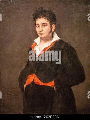 Porträt von Don Ramón Satué, Goya, Francisco José de Goya y Lucientes, 1823, Amsterdam, Niederlande Stockfoto