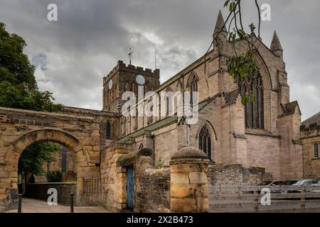 Hexham, eine Marktgemeinde in Northumberland, England. Stockfoto