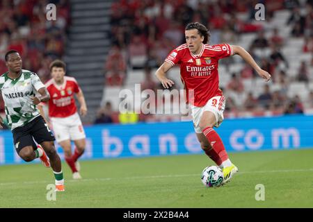 Alvaro Carreras während des Liga Portugal Spiels zwischen SL Benfica und Moreirense FC im Estadio da Luz, Lissabon, Portugal. (Maciej Rogowski) Stockfoto